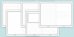 Blank Book Writing Template