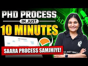PhD step by step | Full PhD Process in just 10 minutes | Steps in PhD from Admission to Degree | PW