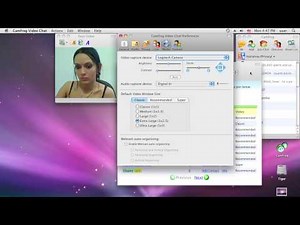 Changing your video source and settings with Camfrog Video Chat (Mac OS X)