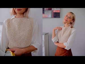 Simple Beginner Crochet Vest