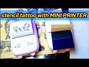 Mini Printer for Tattoo Stencils