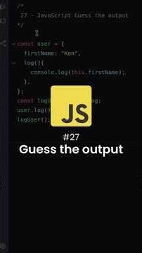 #27 - JavaScript Interview based Question | #javascript #coding