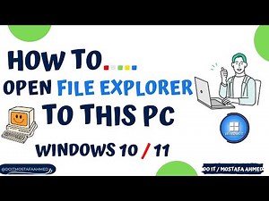 How to Change File Explorer to Open "This PC" by default | Windows11/10