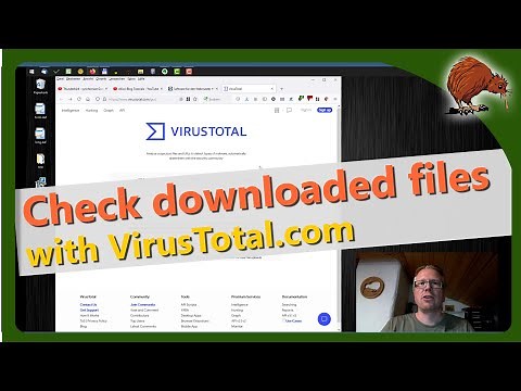 Check downloaded files with VirusTotal.com