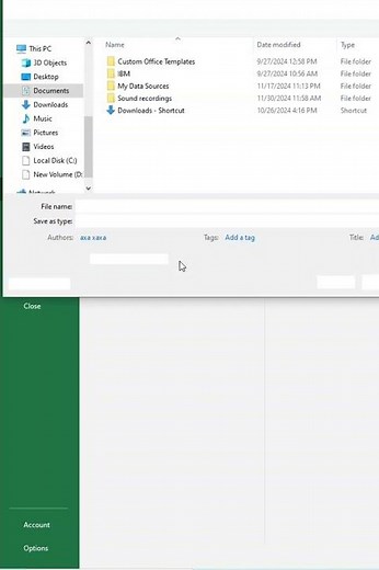 How to Save an Excel File | Quick and Easy Guide for Beginners #excel #exceltips