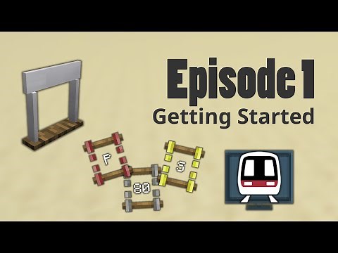 Getting Started - Minecraft Transit Railway 3.2.2 Tutorials Episode 1