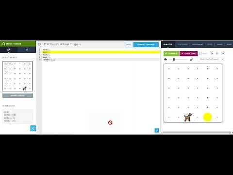 CodeHS - 1.1.4: Your First Karel Program