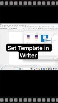 Default Template in Libre Office Writer #libreofficetutorial #cbse