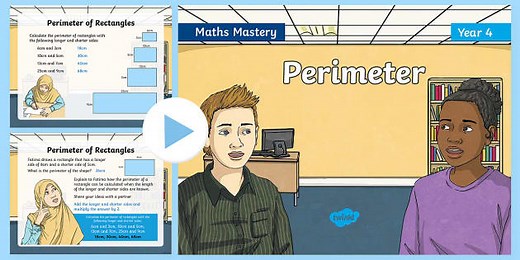 Year 4 Perimeter Maths Mastery PowerPoint