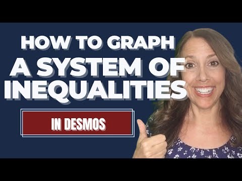 How to Graph a System of Inequalities with Desmos Graphing Calculator