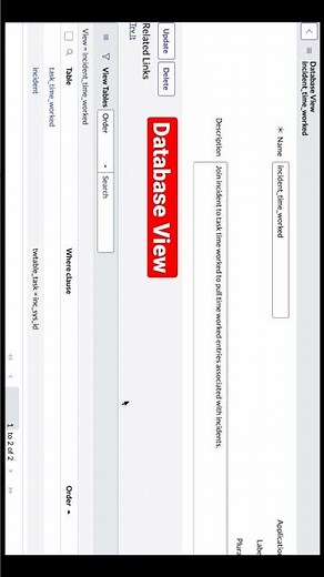 Understanding Database Views in ServiceNow | @ServiceNowCommunity #servicenow