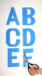 19K views · 245 reactions | Learn how to cut out uppercase letters of the alphabet step by step without template. The measurement of the paper i use in the video for 8cm x 10cm. You can cut out of different size. | Creative Art & Craft Ideas | Facebook