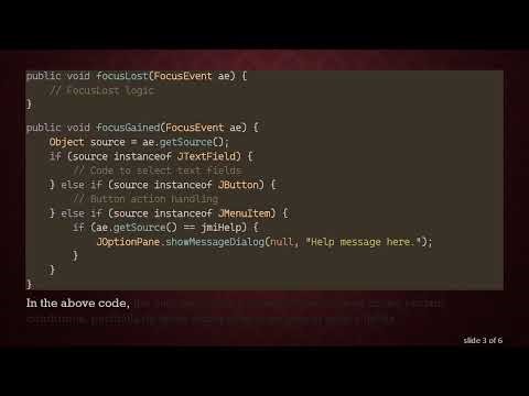Resolving JOptionPane Closure Issues with Java Focus Listener