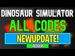 New Dinosaur Simulator Codes | Roblox Dinosaur Simulator Codes (May 2024)