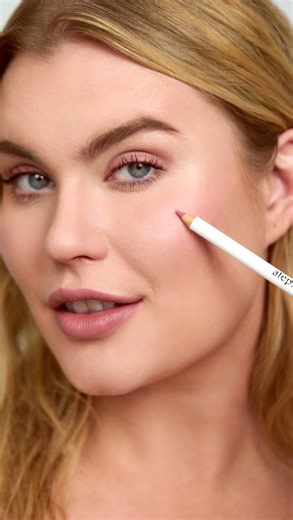 Aleph Beauty on Instagram: "Makeup alchemy, the Aleph way. ✨ One pencil. Endless possibilities. Eyes: sharp liner, smoky shadow, tight-line definition Lips: precise liner, soft matte colour, custom blends with Cheek/Lip Tint Cheeks: subtle contour, soft colour, dimensional shading ✓ 100% vegan + microplastic-free ✓ Dermatologist tested ✓ Free from silicones, fragrance + animal-derived ingredients ✓ 100% plastic-free wooden packaging"