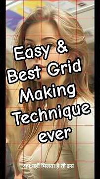 Full Tutorial : How to make Grid on reference Image - Easy and Best #drawing #grid #best #easiest