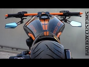 ⭐️⭐️ Harley-Davidson V-Rod Custom Bike by Bad Boy Customs