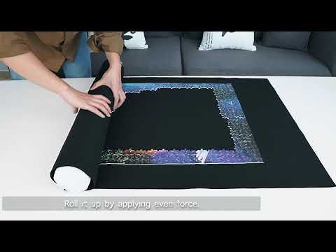 How to Use a Puzzle Mat | Puzzle Roll Jigsaw Storage Felt Mat