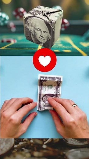 💵 Quick Tutorial: Fold a Dollar Cube 🎲 Easy Money Origami