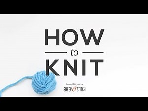 How to Knit - Knit Stitch