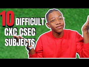 TOP 10 MOST DIFFICULT CXC CSEC SUBJECTS 2024 (you will be surprised)| Anthony Goddard