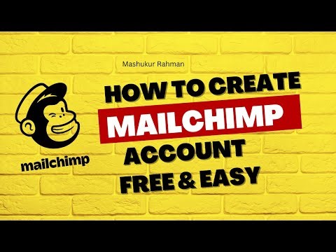 How To Create Mailchimp Account Free