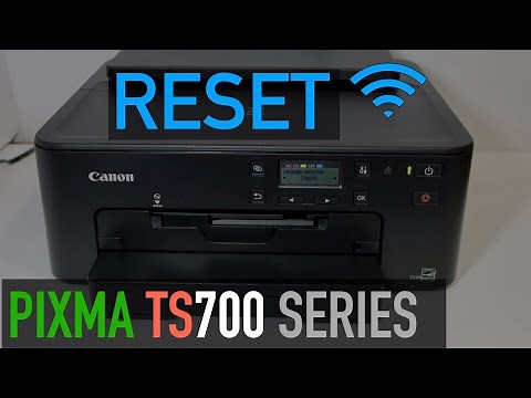 Canon PIXMA TS700 Reset !!
