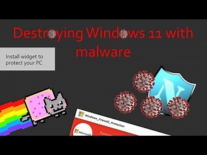 Destroying Windows 11 with Viruses