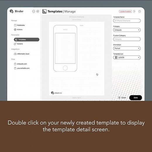 Binder 2 | Upload Custom Template