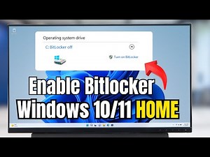 How to Encrypt DRIVE with BITLOCKER in Windows 10/11 HOME Edition - EASY