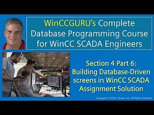 Build Database Enabled Screens in WinCC SCADA