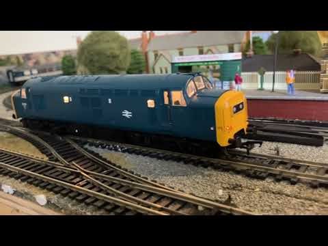 #bachmann #class37 with factory fitted DCC sound. BR blue. #modelrailway #modelrailroad #ooscale