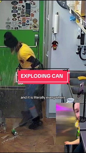 Exploding Can Warehouse: Cans Falling