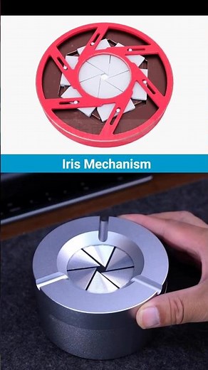 Iris Mechanical Mechanism 📌 | 3D Design & Working Explained