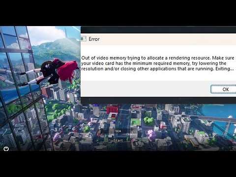 Fix NTE Neverness to Everness Error Out Of Video Memory Trying To Allocate A Rendering Resource