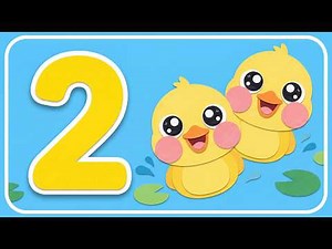 Aprende el Número 2 | Los Patitos | Números para Niños en Español con Rimas