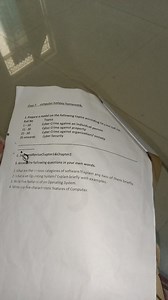 Class 7 Computer Holiday HomeworkPrepare a model on the follo... | Filo