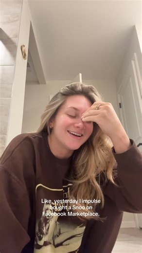 Meg on Instagram: "starting the snoo at 2 months old… is that even possible 😅 I feel like she’s scared of it!? #postpartum #newborn #snoo #newbornsleep #firsttimemom"