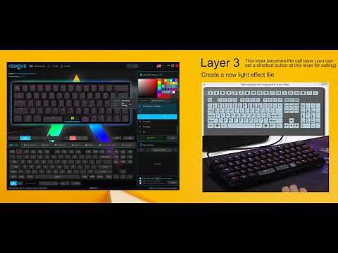 KEMOVE Mechanical Keyboard Driver Tutorial(driver for DK61, DK 66 and kemove 64-66(kemove 66pro)）