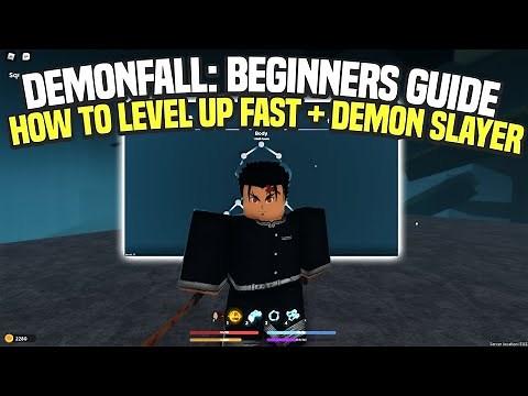 DemonFall: Beginners Guide, HOW TO BECOME A DEMON/SLAYER, HOW TO LEVEL UP FAST & GET WATER BREATHING