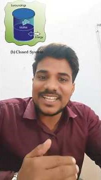 Thermodynamic System Explained in 1 Minute | Open, Closed & Isolated System | Chemistry & Physics