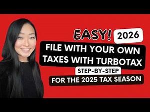 EASY: File Online With TurboTax for Beginners | 2025 Tax Season Tutorial in 2026