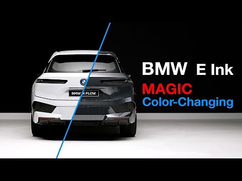 BMW Magic Color-Changing Paint E INK