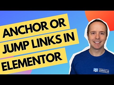 Create Anchor Links To Another Page In Elementor