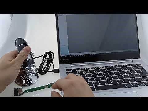 usb microscope connection