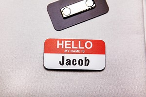 Hello My Name is Name Tag Badge for Professional Events, Parties, or Personal Gatherings - Etsy
