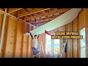 Ceiling Drywall Installation Explained | Tools, Layout & Pro Tips