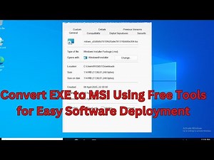 Convert EXE to MSI Using Free Tools for Easy Software Deployment