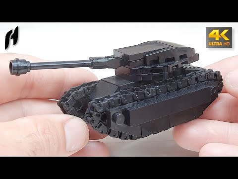 How to Build Small Heavy Lego Tank ARL 44 (MOC - 4K)