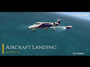 Outside view Lear 35A Landing at Princess Juliana International Airport